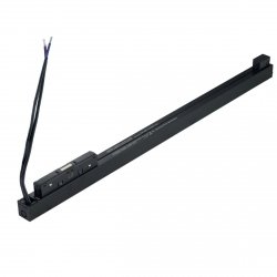 Czarny Zasilacz Dwufazowy Wpinany W Szynę Do Szynoprzewodu Magnetycznego AZZARDO ALFA TRACK MAGNETIC DRIVER 2LINE L1 AZ6353