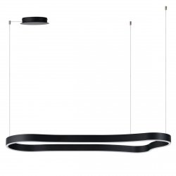 Nowoczesna Czarna Lampa Wisząca MIRABELLA 120 3000K DIMM BK  AZ5093 AZZARDO
