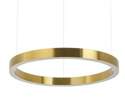 LAMPA WISZĄCA LED RING 60 ZŁOTA KING HOME