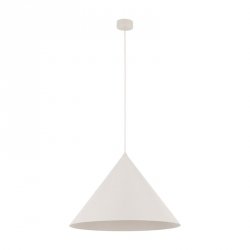 Beżowa lampa wisząca stożkowy klosz minimalistyczna loftowa uniwersalna klasyczna CONO XL 11382 TK-LIGHTING