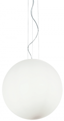 Lampa Wisząca Szklana Kula Biała MAPA SP1 D50 IDEAL LUX 032122