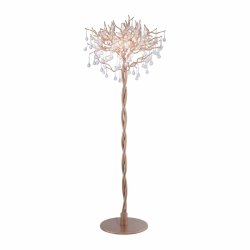 Lampa podłogowa ICICLE 232-11 Paul Neuhaus | Mosiądz Kryształ Design G9