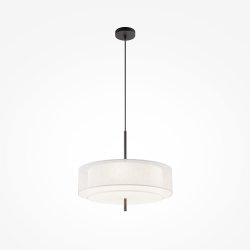 Lampa wisząca klasyczna minimalistyczna owalna metal biała do salonu sypialni BERGAMO MAYTONI MOD613PL-05W1