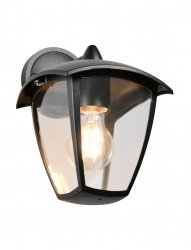 Kinkiet zewnętrzny latarenka czarny aluminium nowoczesny klasyczny uniwersalny minimalistyczny na wysięgniku VENTA IP44 263260132 Trio