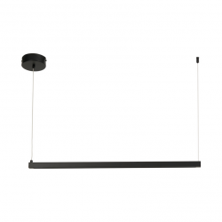 Nowoczesna lampa wisząca czarna listwa podłużna minimalistyczna klasyczna uniwersalna LED BEAM-100 ST-8960-L100 black Step Into Design