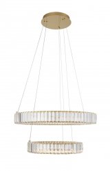 Kryształowa Lampa Wisząca Glamour RING AURELIA LUCES EXCLUSIVAS 9333077 Nowoczesny Żyrandol Kryształowy