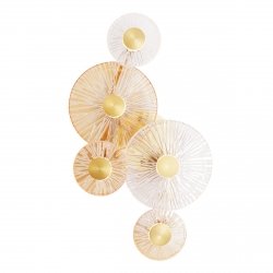 Złoty kinkiet ścienny Maxlight Allure 5L W0357