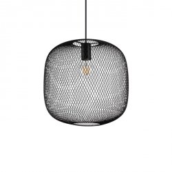 Metalowa Designerska Lampa Wisząca Czarna NET SP1 D34 328126 IDEAL LUX