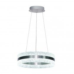  Lampa wisząca Italux Blera PND-98273-SCHR Nowoczesna czarna szklana okrągła