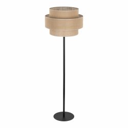 Dekoracyjna lampa stojaca podłogowa w stylu boho abażur z juty rystykalna industrialna do salonu jadalni sypialni CALISTO JUTA 5405 TK-Lighting 