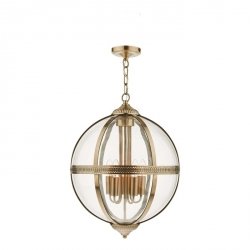 Lampa Wisząca Szklana Kula Glamour VANESSA VAN0575 DAR LIGHTING