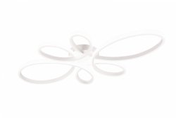 Nowoczesna Dekoracyjna Lampa Sufitowa Biały Plafon FLY 645619131 TRIO