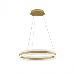 Lampa Wisząca Ring Złota Okrąg LED Art Deco COLIMA LE42753 LUCES EXCLUSIVAS