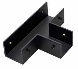 Złączka T do szynoprzewodu zewnętrznego natynkowego AZZARDO TRACK IP65 T-CONNECTOR BLACK AZ6942