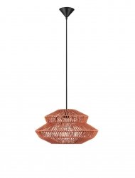 Lampa wisząca pleciona boho rustykalna industrialna nad stół do salonu sypialni ściemnialna Luces Exclusivas 9586648