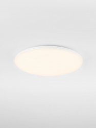 Nowoczesny plafon lampa sufitowa LED biała okrągła 40cm uniwersalna minimalistyczna ściemnialna Luces Exclusivas
