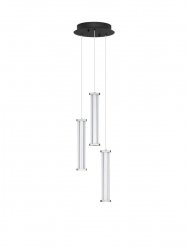 Minimalistyczna szklana salonowa lampa wisząca LED 13W 2700K