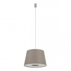 Abażurowa lampa wisząca TUTOIA 11682 Nowodvorski lighting beżowa salonowa pokojowa