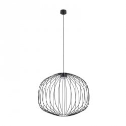 Czarna lampa wisząca ażurowa druciana okrągła minimalistyczna loftowa uniwersalna klasyczna SPHERA M 11304 TK-LIGHTING