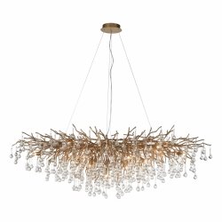 Lampa Wisząca ICICLE 2031-11 Zuma Line Złota | Nowoczesny Żyrandol 15xG9