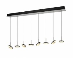 Lampa wisząca LED okrągła wielopunktowa designerska nowoczesna ściemnialna GUANO 334410807 Trio