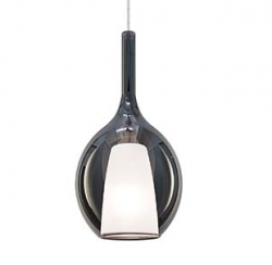 Szklana dymiona lampa wisząca nowoczesna designerska salonowa dekoracyjna Kalique sp1-2 d18 359984 Ideal Lux 