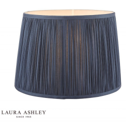 Klosz Abażur 25cm LAURA ASHLEY Hemsley Pleated Silk Midnight Blue DAR LIGHTING LA3712376-Q (Abażur- Bez Podstawy)