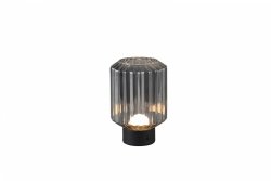 Dekoracyjna Lampka Stołowa LED Dymiony Szklany Klosz LORD R57761154 RL