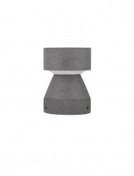 Lampa zewnętrzna do ogrodu stojąca LED czarna wykonana z cementu designerska nowoczesna IP65 Luces Exclusivas