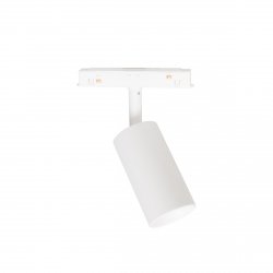 Reflektor do szynoprzewodu magnetycznego LED biała tuba minimalistyczna nowoczesna regulowana On-Off M0031N MAXLIGHT
