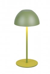 Lampka stołowa nocna LED zielona półokrągła designerska nowoczesna ściemnialna do pokoju dziecięcego ORTIZ IP44 R55601115 Rl