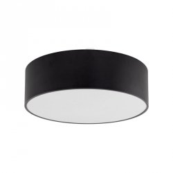 Nowoczesny plafon łazienkowy okrągły 40cm czarny minimalistyczny klasyczny IP54 LIVO M 10986 TK-Lighting