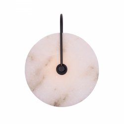 Kinkiet dekoracyjny z marmuru okrągły Art Deco Max Light RETRO W0329