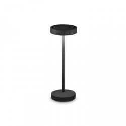 Przenośna Lampka Stołowa Czarna Na Baterię TOFFEE 328614 IDEAL LUX