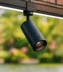 Czarny reflektor LED do systemu szynowego magnetycznego Azzardo TRACK IP65 MURANO 8W 4000K BLACK AZ6946
