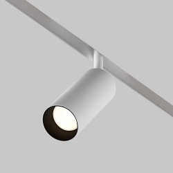 Lampa szynowa minimalistyczna nowoczesna regulowana aluminium biała FOCUS LED MAYTONI TR032-2-12W3K-S-W