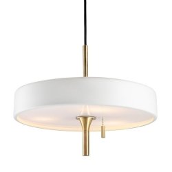 Złota lampa wisząca okrągła szklana minimalistyczna klasyczna nowoczesna uniwersalna ARTDECO MP8872 white Step Into Design
