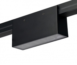 Czarna oprawa LED do systemu szynowego magnetycznego Azzardo TRACK IP65 LIDO 10W 4000K BLACK AZ6950