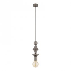 Brązowa lampa wisząca designerska nowoczesna dekoracyjna salonowa industrialna geometryczna TOWER 11315 TK-LIGHTING