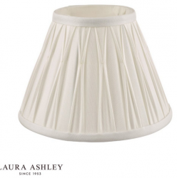 Klosz Abażur 35cm LAURA ASHLEY Fenn Silk White DAR LIGHTING LA3677464-Q (Abażur- Bez Podstawy)