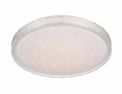 Nowoczesny plafon lampa sufitowa LED biała metalowa designerska glamour klasyczna okrągła ściemnialna VARDA R64811101 Rl