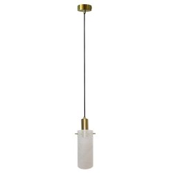 Nowoczesna Lampa Wisząca Tuba Biała Metalowy Abażur TIRANA LP-945/1P WH Light Prestige