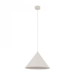 Beżowa lampa wisząca stożkowy klosz minimalistyczna loftowa uniwersalna klasyczna CONO L 11381 TK-LIGHTING