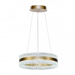 Lampa wisząca Italux Blera PND-98273-GD Nowoczesna czarna szklana okrągła