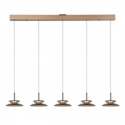 Lampa wisząca LED szklane okrągłe klosze klasyczna minimalistyczna ściemnialna SANTIAGO 23401/60/62 Lucide