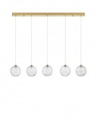 Lampa wisząca wielopunktowa LED ściemnialna okrągłe szklane designerskie kule 14,6cm nowoczesna ALBORA LE45747 Luces Exclusivas