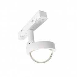 Reflektor do szynoprzewodu magnetycznego LED biały minimalistyczny nowoczesny regulowany okrągły On-Off M0046N MAXLIGHT