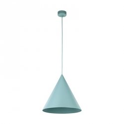 Lampa wisząca w miętowym kolorze stożkowy klosz do minimalistycznych i klasycznych wnętrz CONO L 10063 TK-LIGHTING