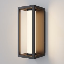 Nowoczesne oświetlenie zewnętrzne na ścianę kinkiet LED aluminium czarny Expo MAYTONI O480WL-L12B3K