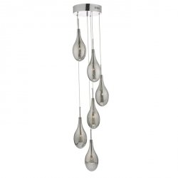 Nowoczesna Lampa Wisząca Chrom Nowoczesna SETA SET6410 DAR LIGHTING